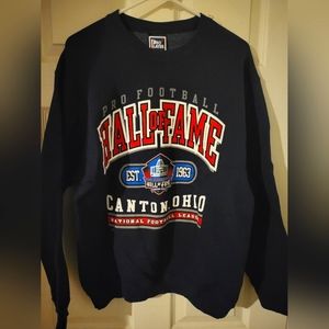 Pro Football Hall Of Fame Crewneck Navy Blue